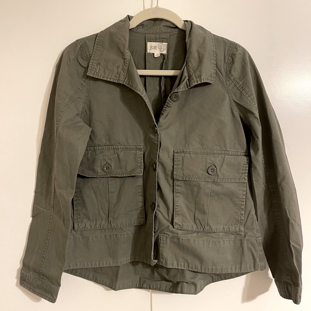 Olive Green Jacket; Women’s; Size: XS